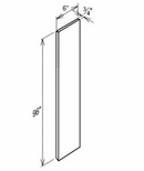 Rustic Hickory Shaker 6" x 96" Wall Filler
