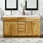 Knotty Hickory Shaker Vanities - Knotty Hickory Shaker Bathroom Vanities