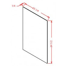 Shaker Dove 23 1/4"W X 34 1/2"H Base Skin Panel