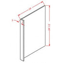 Slim Shaker White 3"W X 34-1/2"H Dishwasher Return Panel