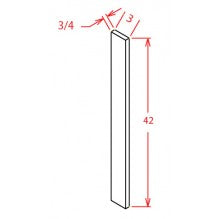 Torrance White 3"W X 42"H Base & Wall Filler