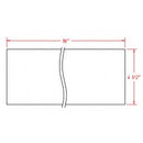 Shaker White 1/4"D X 4 1/2"H X 96"W Toe Kick 8' Plywood