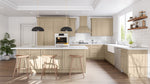 Monroe White Oak Shaker Kitchen Cabinets Pre-Assembled - Monroe White Oak Shaker Cabinets Pre-Assembled