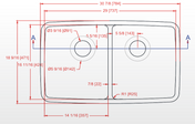Meganite Sink - KS 7850 (Double)
