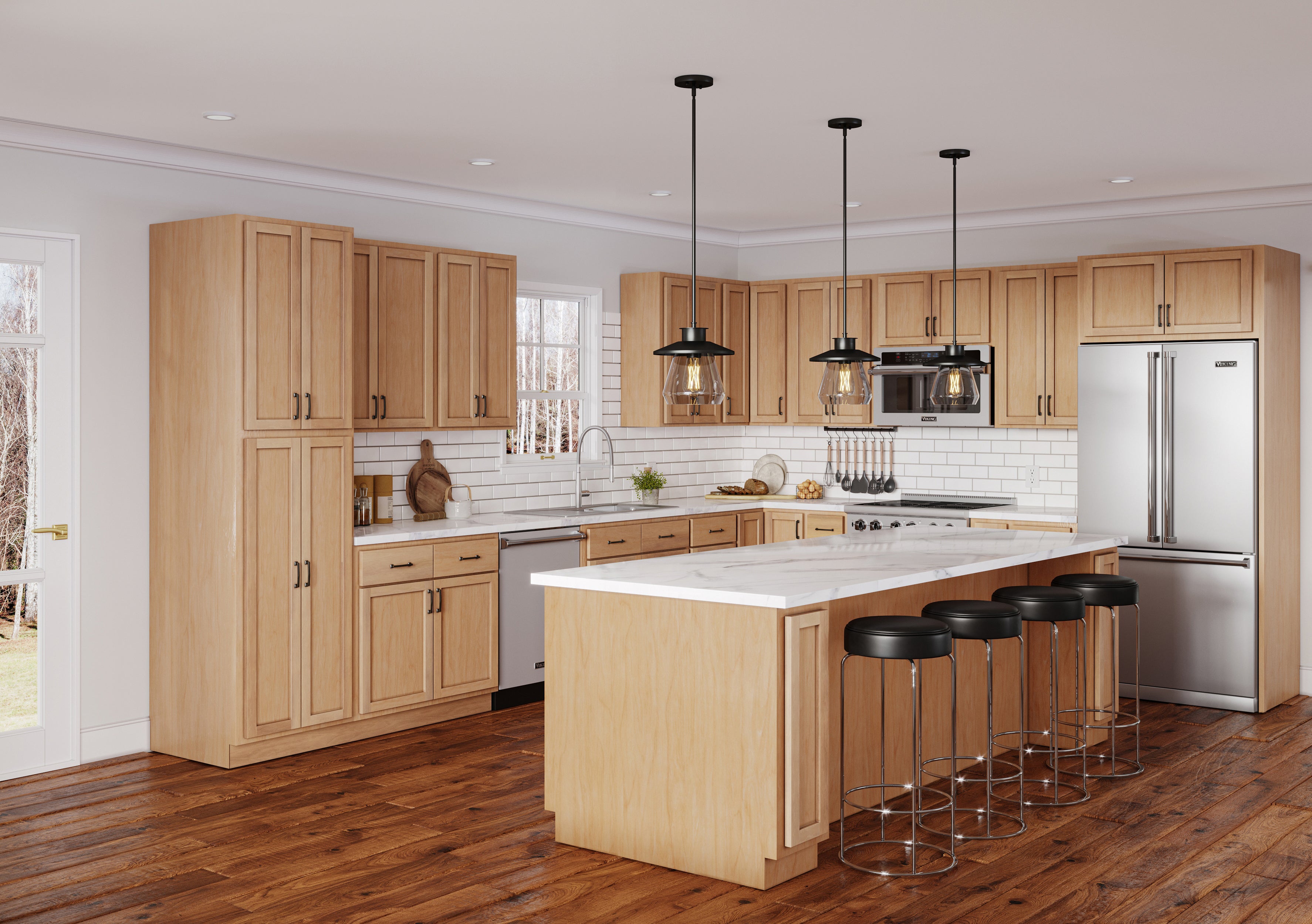 Maple Unfinished Kitchen Cabinets