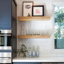 Knotty Hickory Shaker 36" Floating Shelf