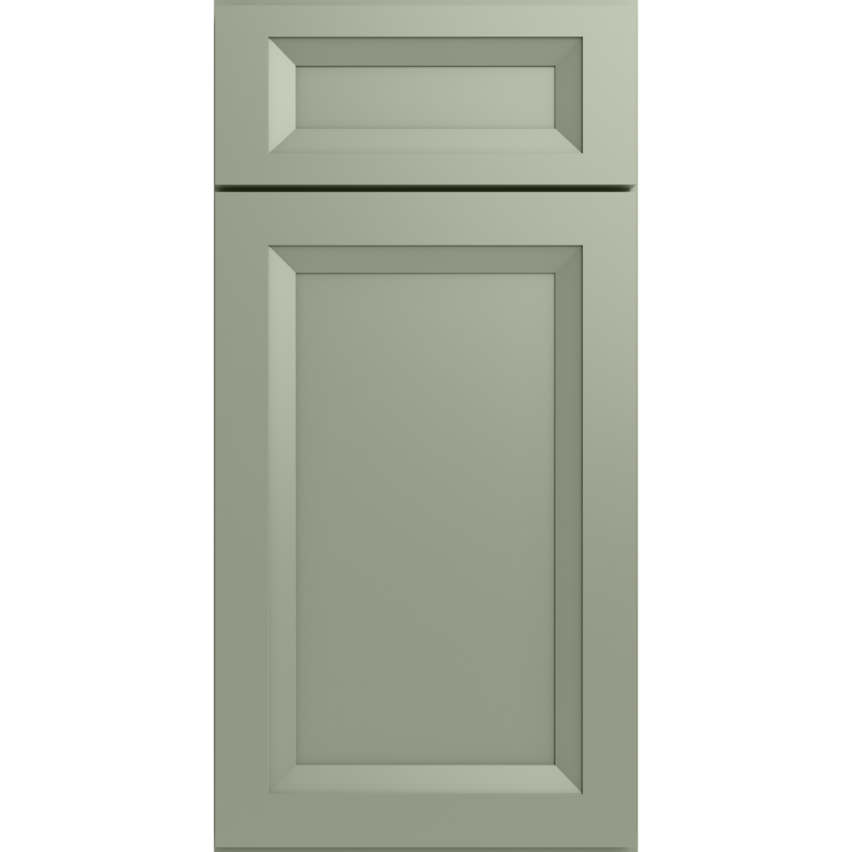 English Sage cabinet sample