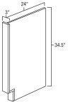 Butterscotch Shaker Base End Panel / Dishwasher Panel