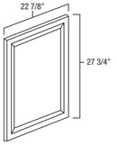 Rustic Hickory Shaker 24" W x 30" H Decorative Panel