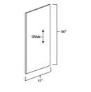 White Shaker Plywood Edge Banded Pre-Assembled