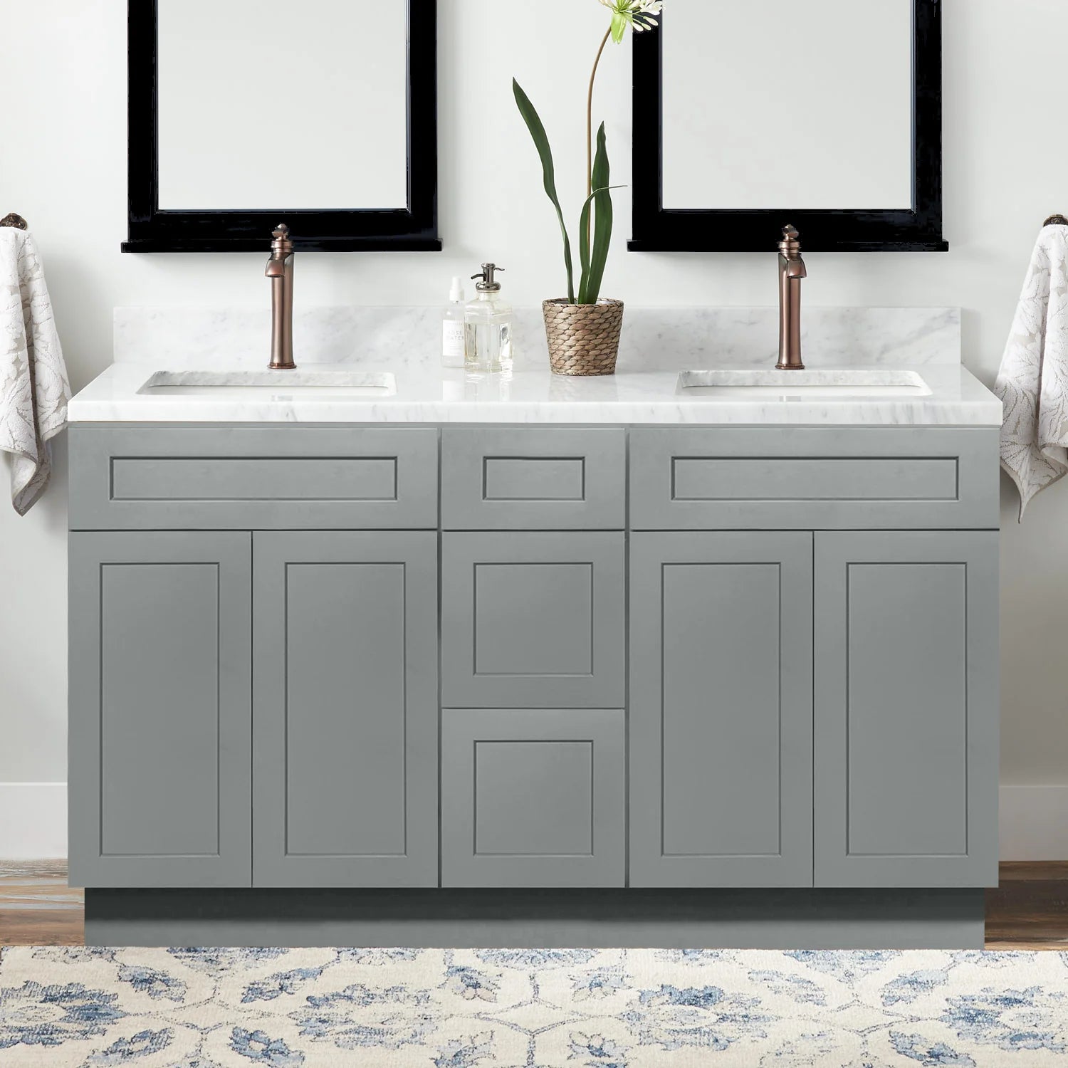 Platinum Shaker Vanities - Platinum Shaker Bathroom Vanities