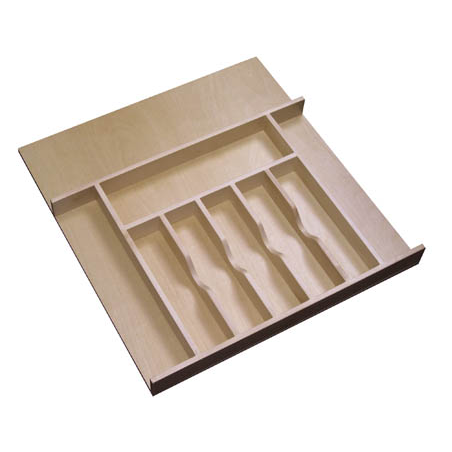 Trimmable Wood Cutlery Tray (21-1/8" to 15")