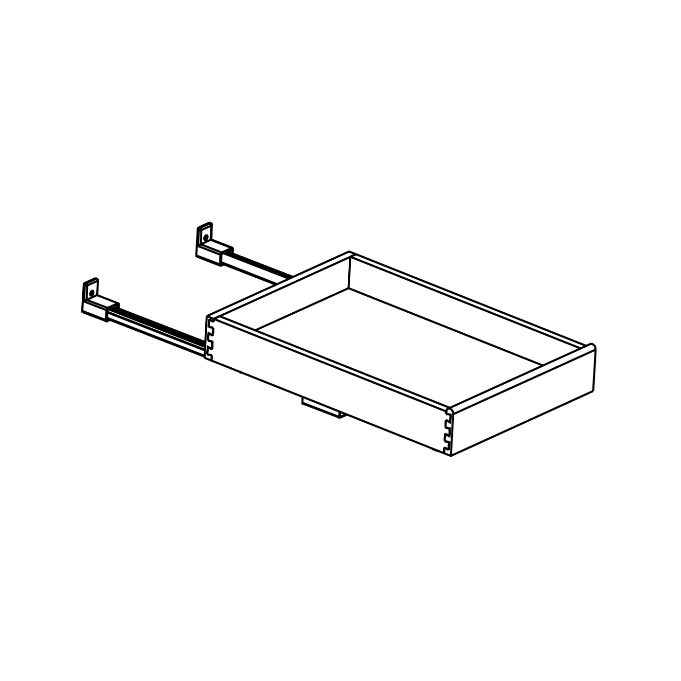 Crestwood Saddle 18" Rollout Tray