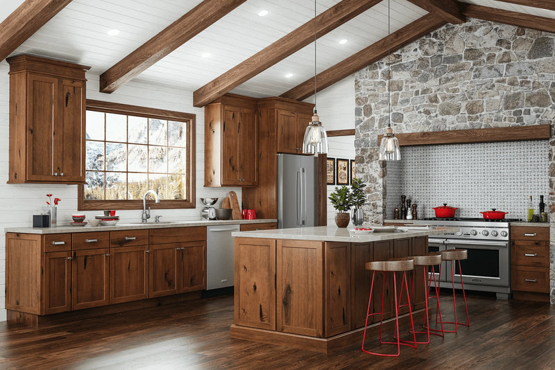 CK - Rustic Shaker Slab Cabinets