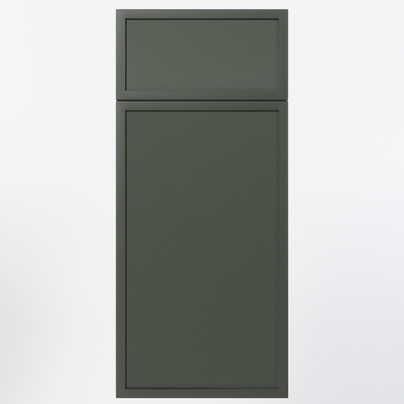 Slim Shaker Aberdeen Green Sample Door