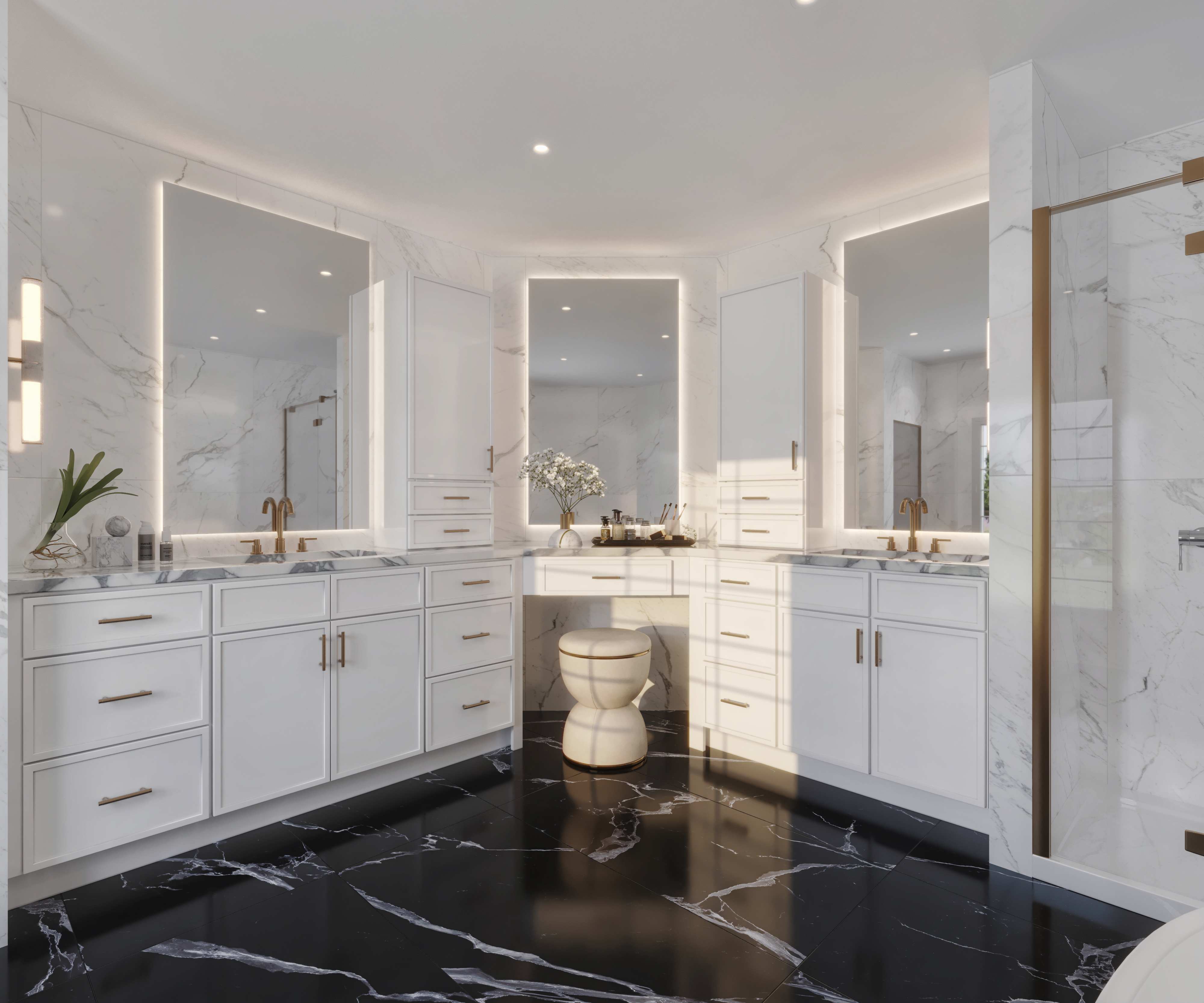 Slim Shaker White Dove Vanities - Slim Shaker White Dove Vanities