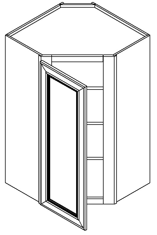 Sterling 27" x 42" Diagonal Corner Wall Cabinet Pre-Assembled