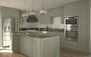 CK - Sage Green Shaker Kitchen Cabinets