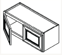 Java Shaker 24" x 12" Wall Cabinet