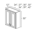 Butterscotch Shaker 39" W x 30" H Wall Cabinet