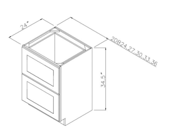 Knotty Hickory Shaker Kitchen Cabinets – Tagged Double Door Base Cabinets