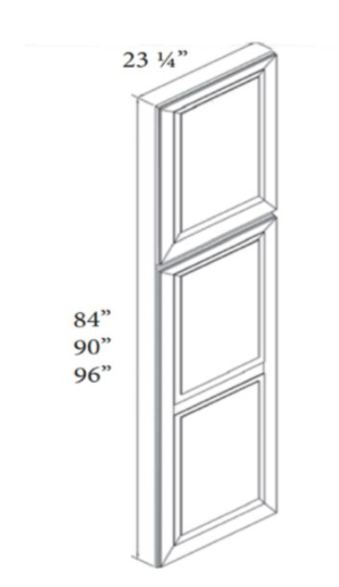 Sage Green Shaker 84" Matching Tall End Panel