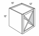 Winchester Grey 15" Wine Storage Cube Pre-Assembled