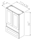 West Point Grey Toilet Topper Pre-Assembled