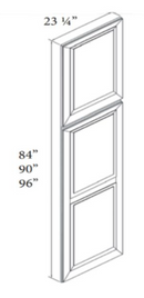 Winchester Grey 84" Matching Tall End Panel Pre-Assembled
