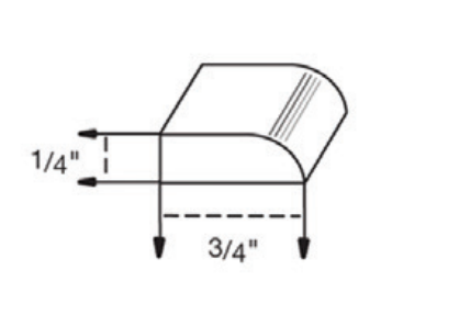 Glenwood Shaker Scribe Molding