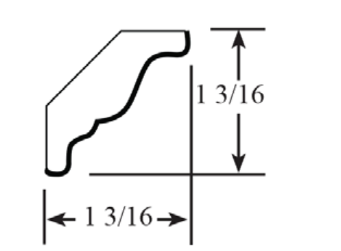 Glenwood Shaker Small Crown Molding