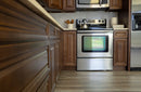 CK - Dark Caramel Kitchen Cabinets