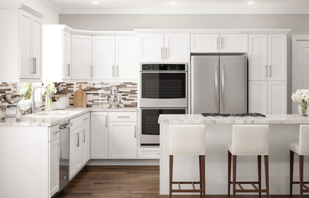 Rigby White Shaker Kitchen Cabinets - Rigby White Shaker Cabinets