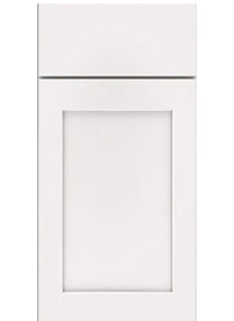CK - Rigby White Shaker Slab Kitchen Cabinets