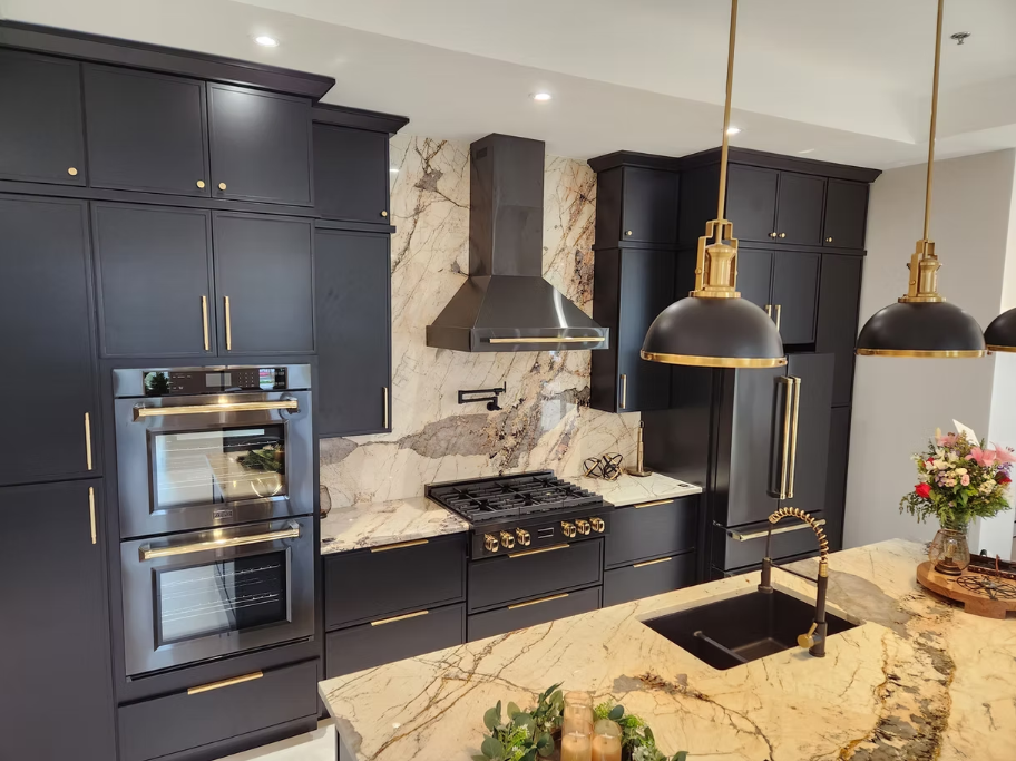 Slim Shaker Onyx Kitchen Cabinets - Slim Shaker Onyx Kitchen Cabinets