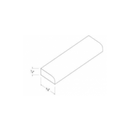 Shaker Aberdeen Green Scribe Moulding - 96"W x 1/4"H x 3/4"D