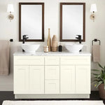 Shaker Antique White Vanities - Shaker Antique White Bathroom Vanities