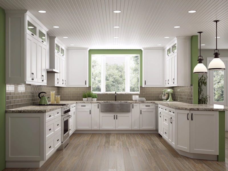 CK - Shaker White Cabinets