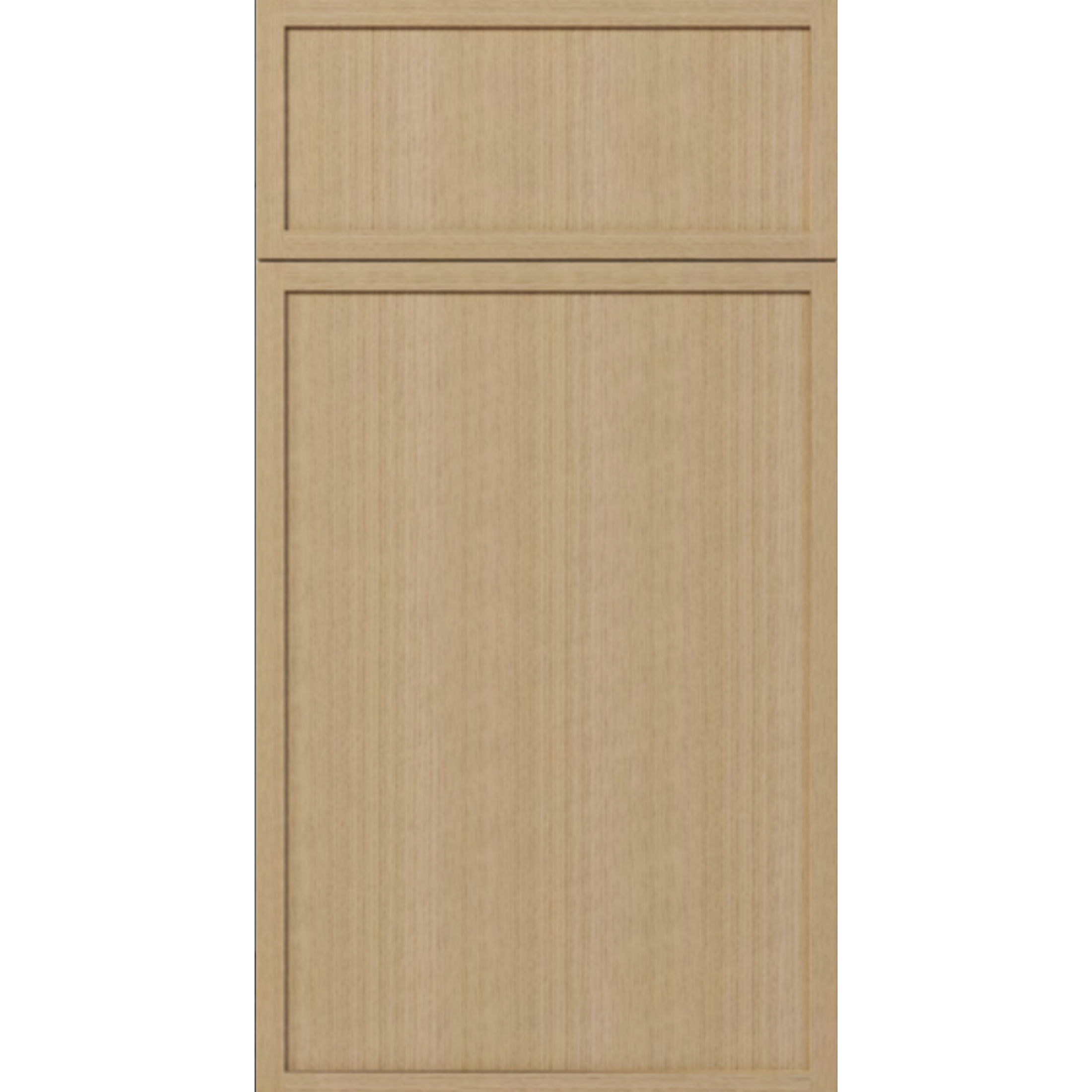 Slim Shaker White Oak Sample Door