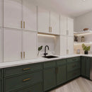 CK - Slim Shaker White Dove Kitchen Cabinets