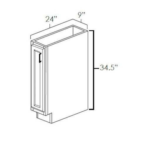 West Point Grey 9" Full Height Door Base