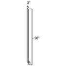 White Shaker 3" x 96" Tall Filler