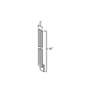 White Shaker 3" x 96" Fluted Tall Filler