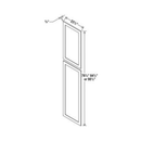 Shaker Aberdeen Green Tall Decorative Door Panel - 23 1/2" W x 78 1/2"H