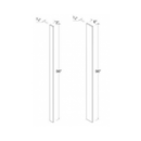 Shaker Aberdeen Green Tall Filler - 6"W x 96"H x 3/4"D