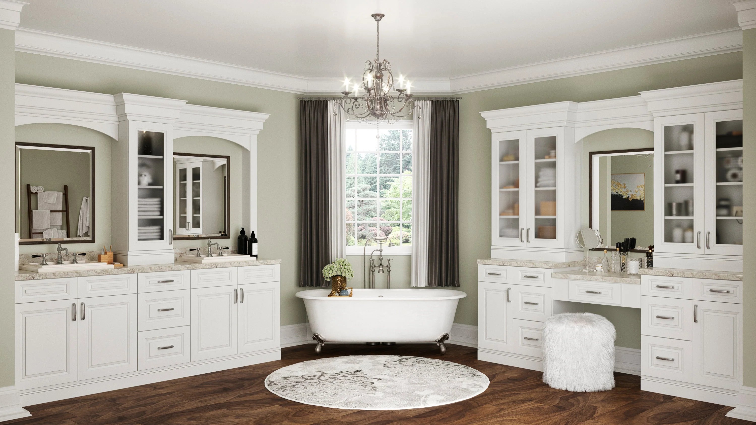 Torrance White Vanities - Torrance White Bathroom Vanities