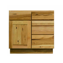 Rustic Hickory Shaker 30" Vanity Combo w/ Drawers on Right Pre-Assembled