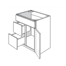 Rustic Shaker 30" Vanity Sink Base w/ Drawers on Left Pre-Assembled