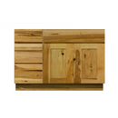 Knotty Hickory Shaker 42" Vanity Combo w/ Drawers on Left
