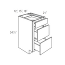 Truffle Shaker 12" Vanity Drawer Base